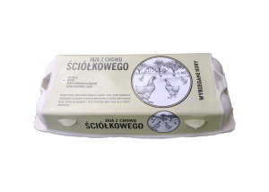 Jaja z chowu ściółkowego 10 szt. rozmiar L