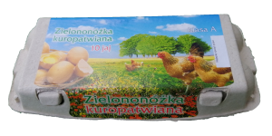 Jaja zielononóżka 10 szt.